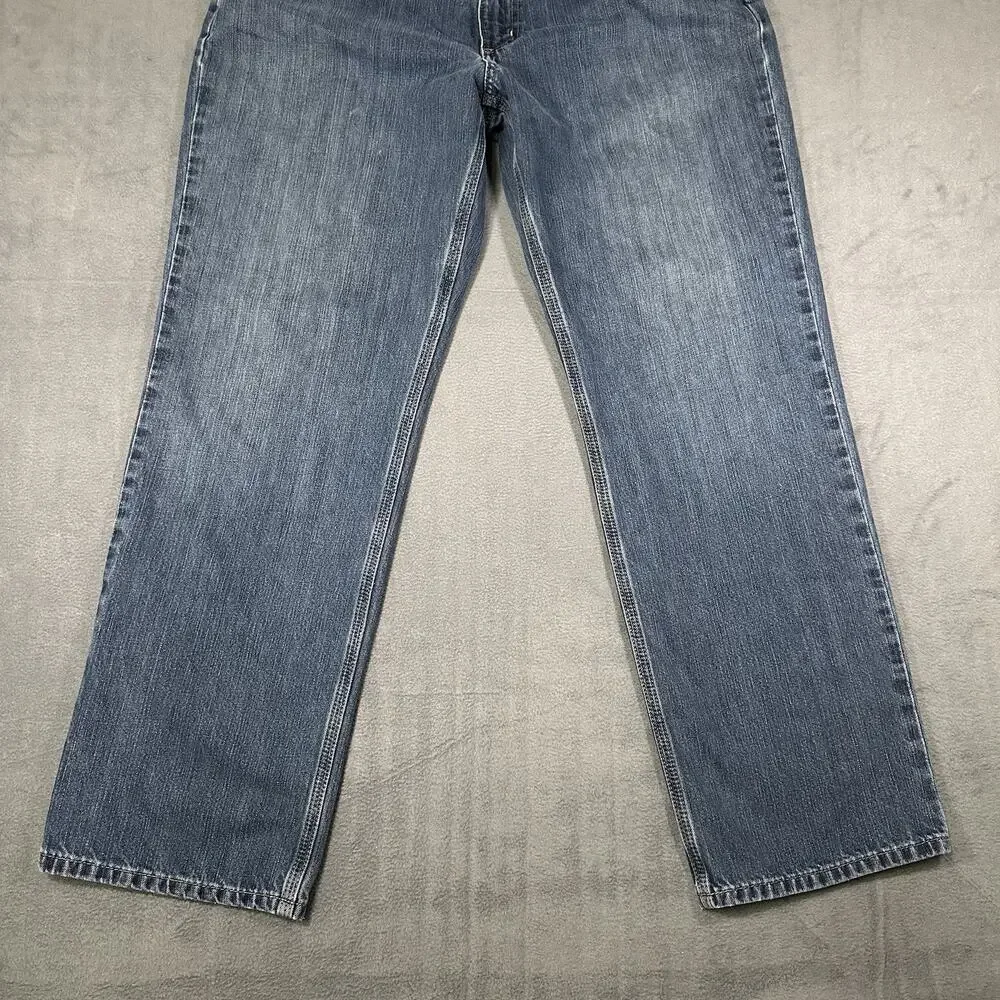 Carhartt Jeans Mens 38x32 Relaxed Fit Blue Denim 101483-968